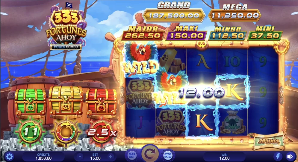 333 Fortunes Ahoy Power Combo